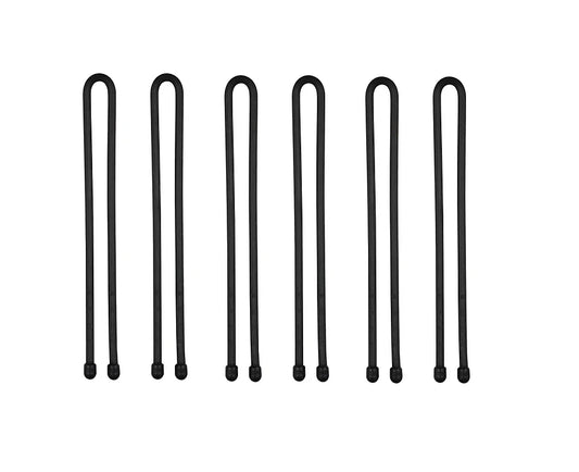 Nite Ize Gear Tie Reusable Rubber Twist Tie - 6-Pack - 12 Inches - GTPP12-01-6R8