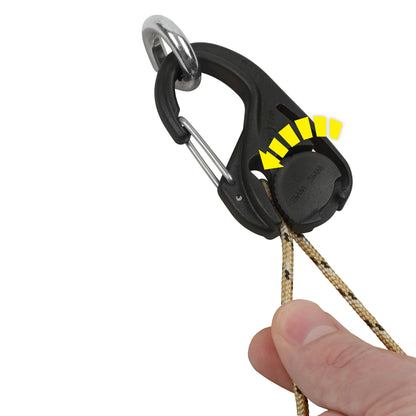 Nite Ize CamJam Cord Tightener - 2-Pack with 8FT Rope - NCJ-25-2R3 - Plastic