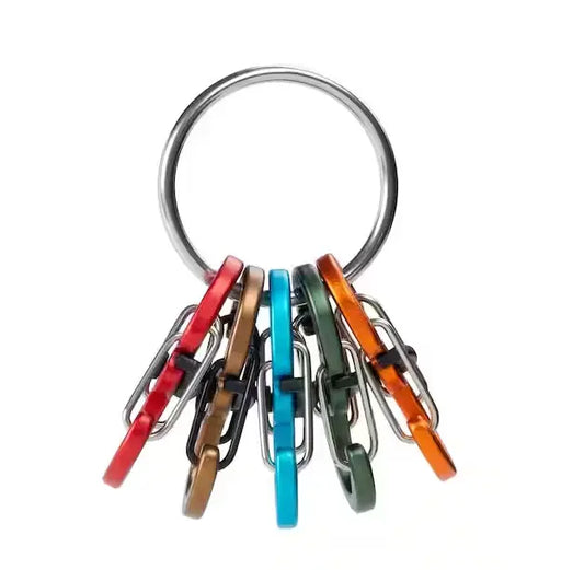 Nite Ize KeyRing Locker Aluminum S-Biner Keychain - KRGA-A1-R3