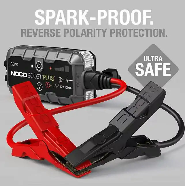 NOCO GB40 Boost Plus 1000A UltraSafe Lithium Jump Starter - For 12V