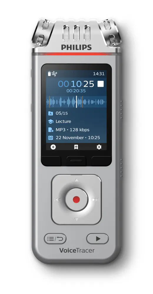 Philips 8GB VoiceTracer Audio Recorder - DVT4110 - MP3 PCM Recording