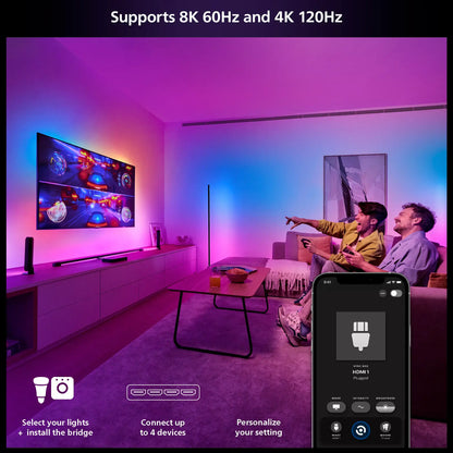 Philips Hue Play HDMI Sync Box 8K - 579755 - Black