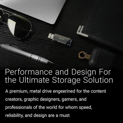 PNY 256GB Pro Elite V2 USB 3.2 Gen 2 Flash Drive - P-FD256PROV2-GE