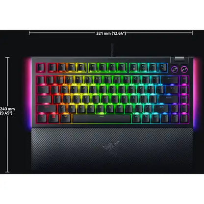 Razer Blackwidow V4 75% Hot-Swappable Mechanical Gaming Keyboard - RZ03-05000200-R3U1