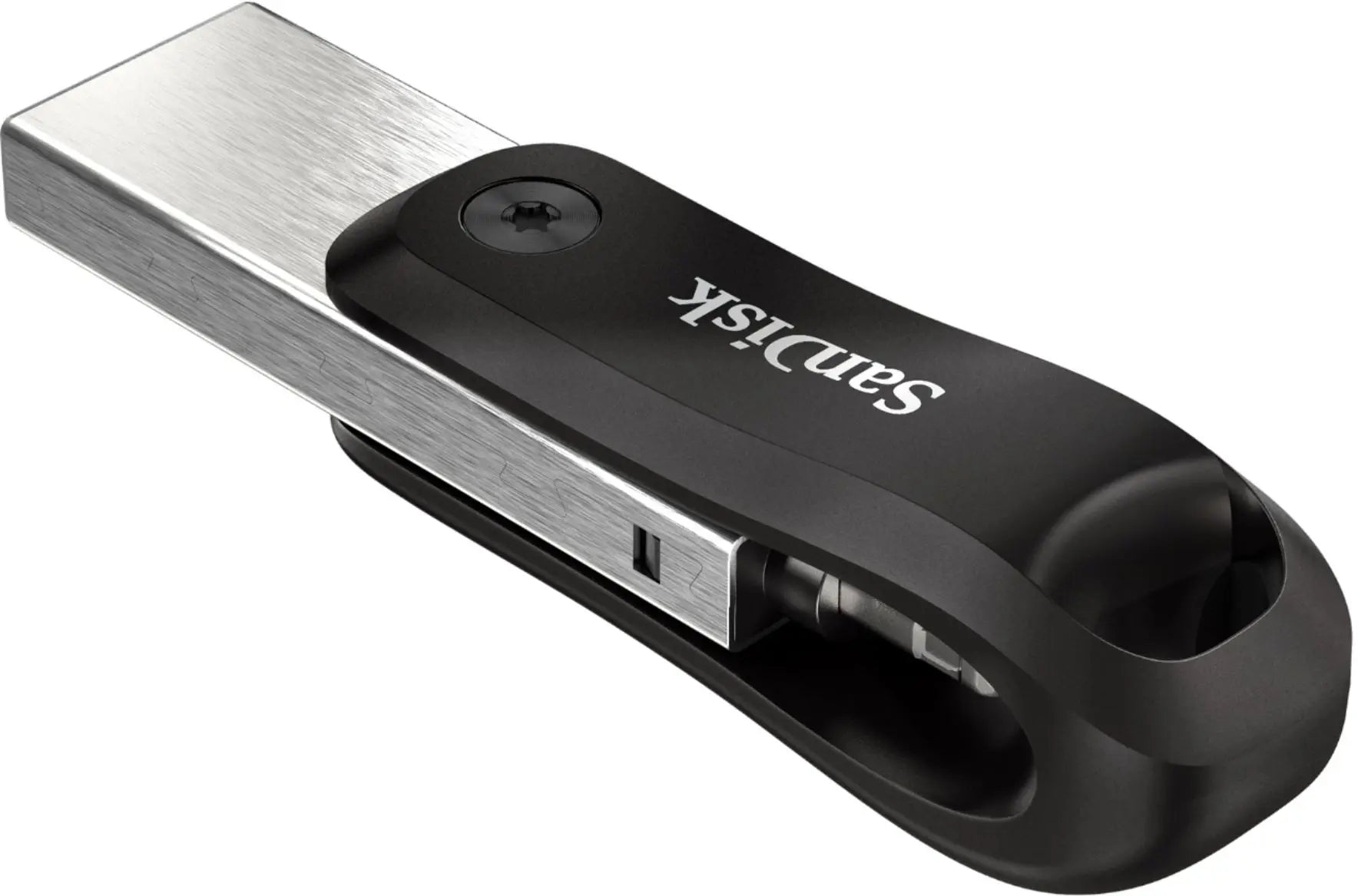 SanDisk 256GB iXpand Flash Drive Go USB 3.0 to Lightning - SDIX60N-256G-AN6NE - Black / Silver