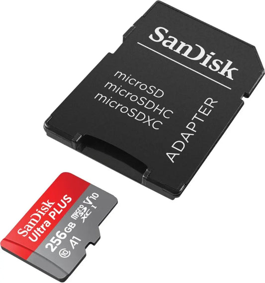 SanDisk 256GB Ultra Plus microSD microSDXC UHS-I Memory Card SDSQUB3-256G-ANCMA