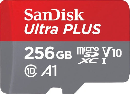 SanDisk 256GB Ultra Plus microSD microSDXC UHS-I Memory Card SDSQUB3-256G-ANCMA