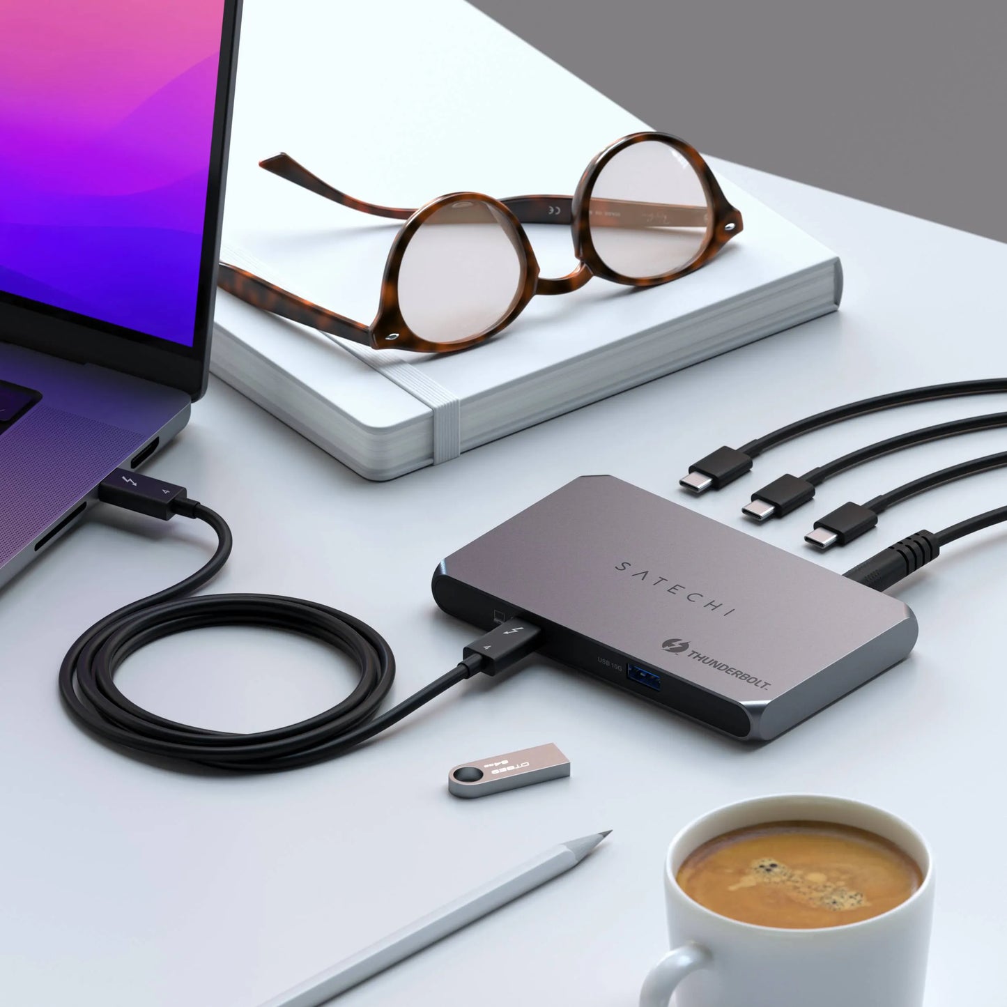 Satechi Thunderbolt 4 Slim Hub 60W USB-C