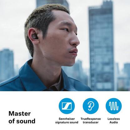 Sennheiser Momentum True Wireless 4 Earbuds - MTW4 - Black Graphite