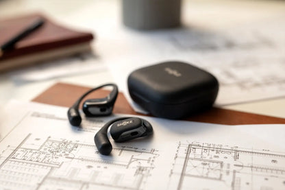 Shokz OpenFit Open-Ear True Wireless Earbuds - T910 - Black
