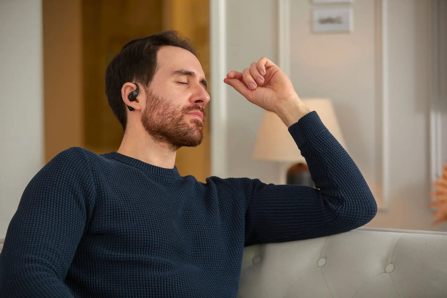 Shokz OpenFit Open-Ear True Wireless Earbuds - T910 - Black