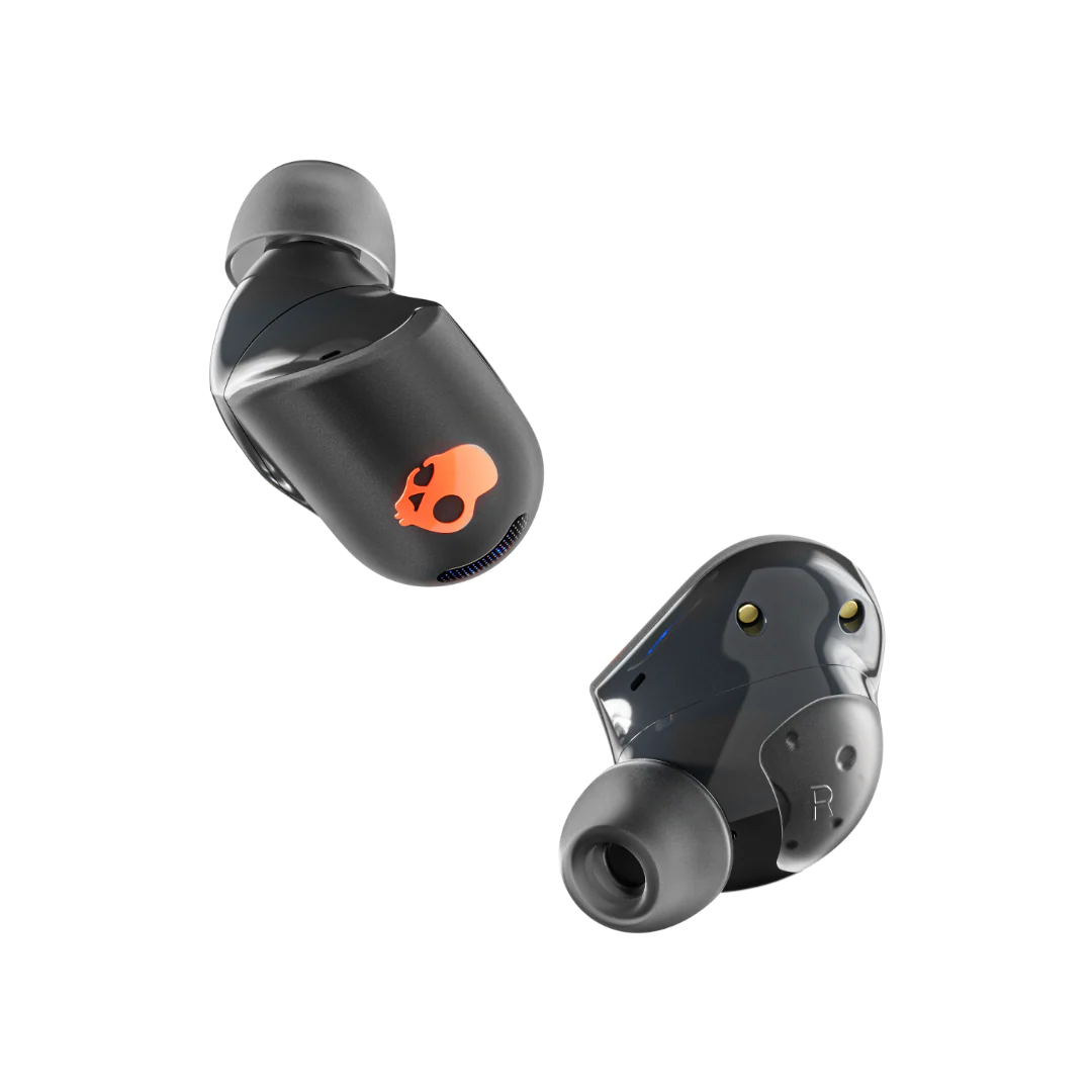 Skullcandy Sesh ANC True Wireless Active Earbuds Headphones with Noise Canceling - Black/Orange - S2SAW-S749