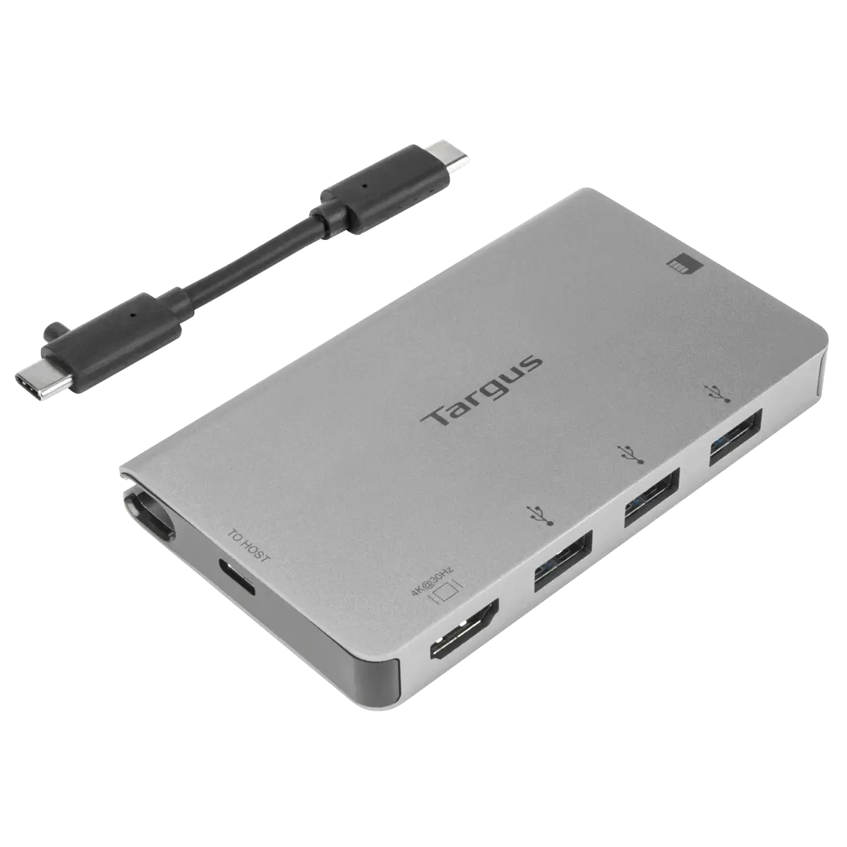 Targus ACA963BT USB-C Single Video Multi-Port Hub - Silver