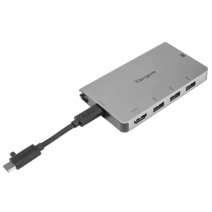 Targus USB-C Single Video Multi-Port Hub - Silver