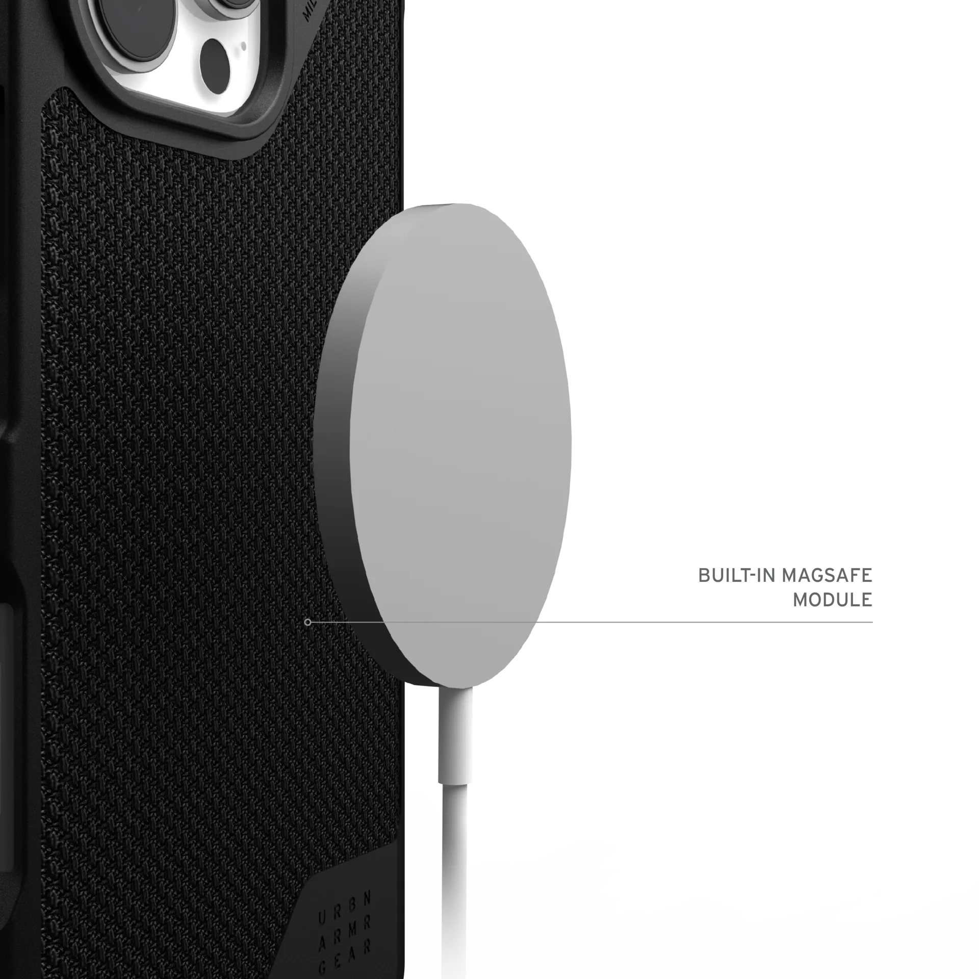 UAG Urban Armor Gear Metropolis LT Case for 2024 iPhone 16 Pro - Kevlar Black - 114452113940