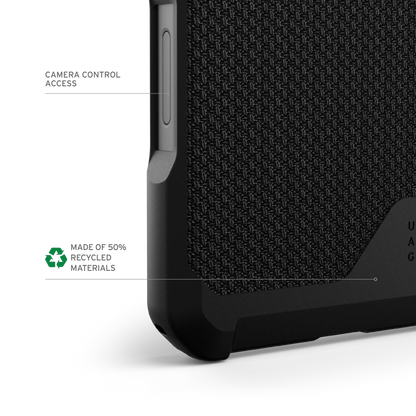 UAG Urban Armor Gear Metropolis LT Case for 2024 iPhone 16 Pro - Kevlar Black
