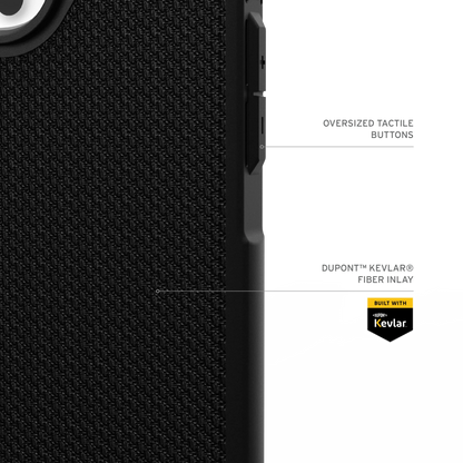 UAG Urban Armor Gear Metropolis LT Case for 2024 iPhone 16 Pro - Kevlar Black