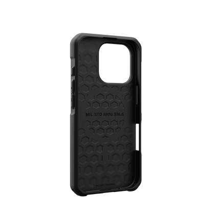 UAG Urban Armor Gear Metropolis LT Case for 2024 iPhone 16 Pro - Kevlar Black