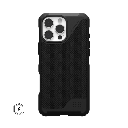 UAG Urban Armor Gear Metropolis LT Case for 2024 iPhone 16 Pro Max - Kevlar Black - 114453113940