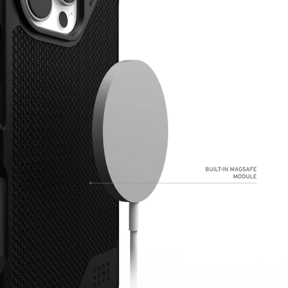 UAG Urban Armor Gear Metropolis LT Case for 2024 iPhone 16 Pro Max - Kevlar Black - 114453113940
