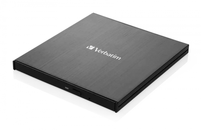 Verbatim External Slimline Blu-ray Writer - USB 3.2 Gen 1 Blu-ray and DVD RW Drive - 43890
